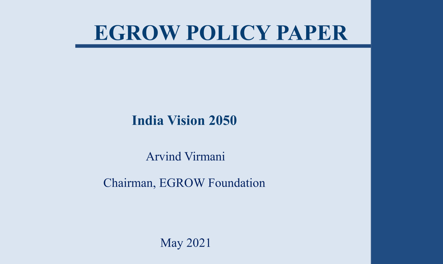 essay on my vision of india 2050