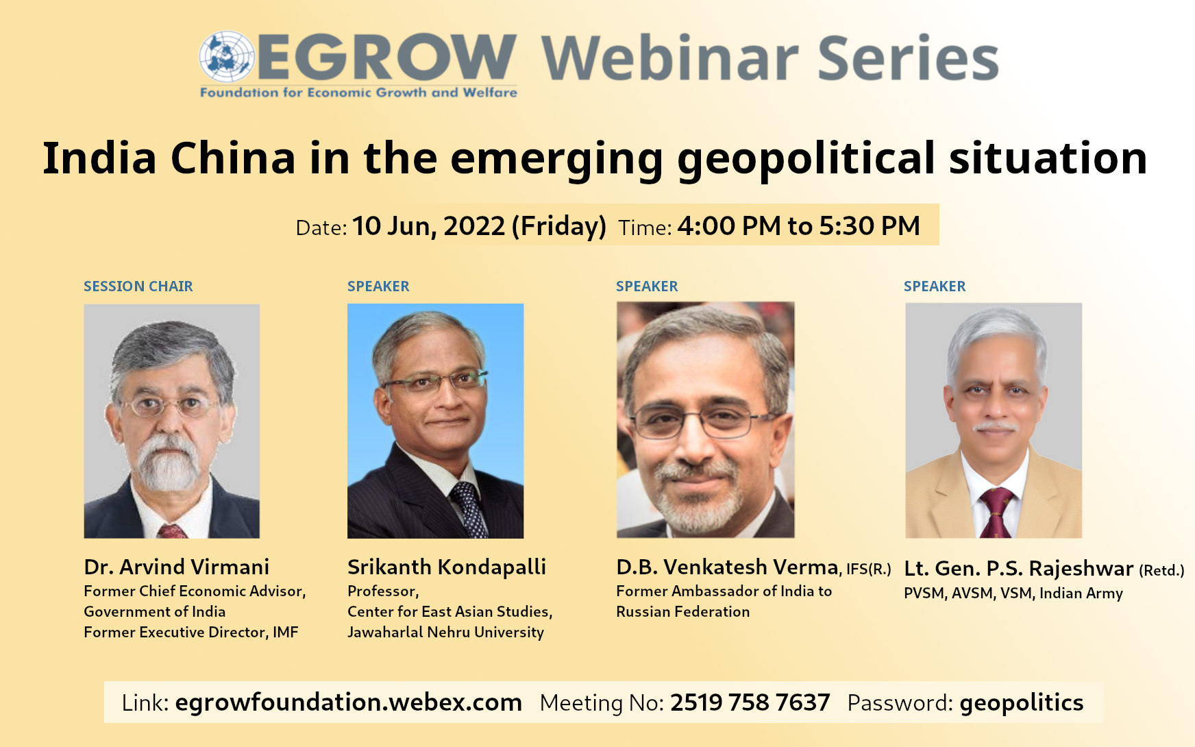 India China in the emerging geopolitical situation  EGROW Foundation